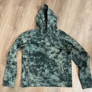 Lululemon Athletica Green Patterned Hoodie